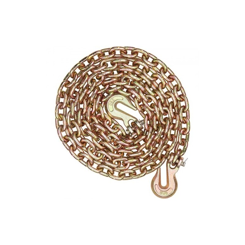 Kuljetussidontaketju G80-luokan 8 mm 316 cm 2,22 t haarukkakoukuilla