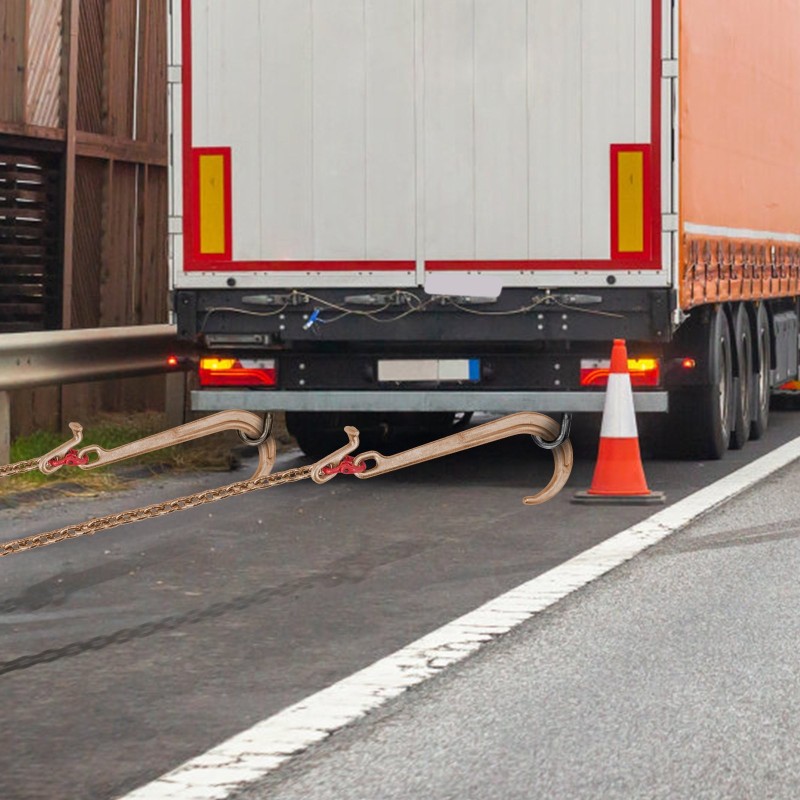 V-mallinen vetoketju G80-luokan galvanoitu teräs 8 mm 60 cm 4898 kg