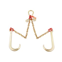 V-muotoinen hinausketju sinkitty Mn-teräs G80 8 mm 60 cm 4898 kg