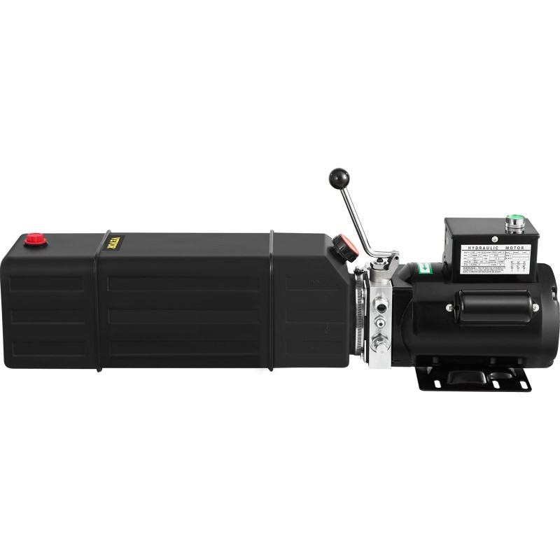 Hydraulinen voimaryhmä 14 l metallisäiliö 220 V yksitoiminen autojen nostimiin