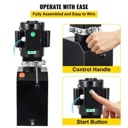 Yksitoiminen hydraulinen voimayksikkö 14 l metallisäiliö 220 V 2,2 kW ajoneuvonostimiin