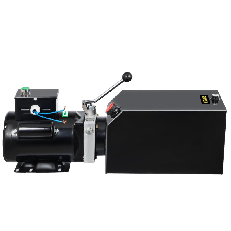 Yksitoiminen hydraulinen voimayksikkö 14 l metallisäiliö 220 V 2,2 kW ajoneuvonostimiin