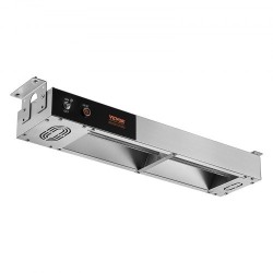 Ranskanperunoiden lämpölamppu 750 watin teho 304-ruostumaton teräs 40–50 asteen pihdeillä