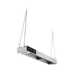 Lämpölamppu ranskanperunoille 850W 40 50 C 304 ruostumaton teräs 915 mm ruokapihdit mukana