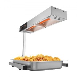 Pöytämallinen ranskanperunoiden lämpölaite 304-ruostumatonta terästä 750 W 40-50 °C