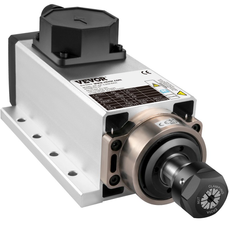 Ilmajäähdytteinen karamoottori 2,2 kW 220 V ER20-istukka 24000 r/min CNC-jyrsintään