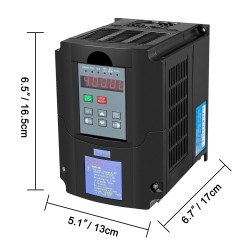 Ilmajäähdytteinen 3 kW karamoottori 304 ruostumaton runko ER20 istukka 220 V taajuusmuuttaja