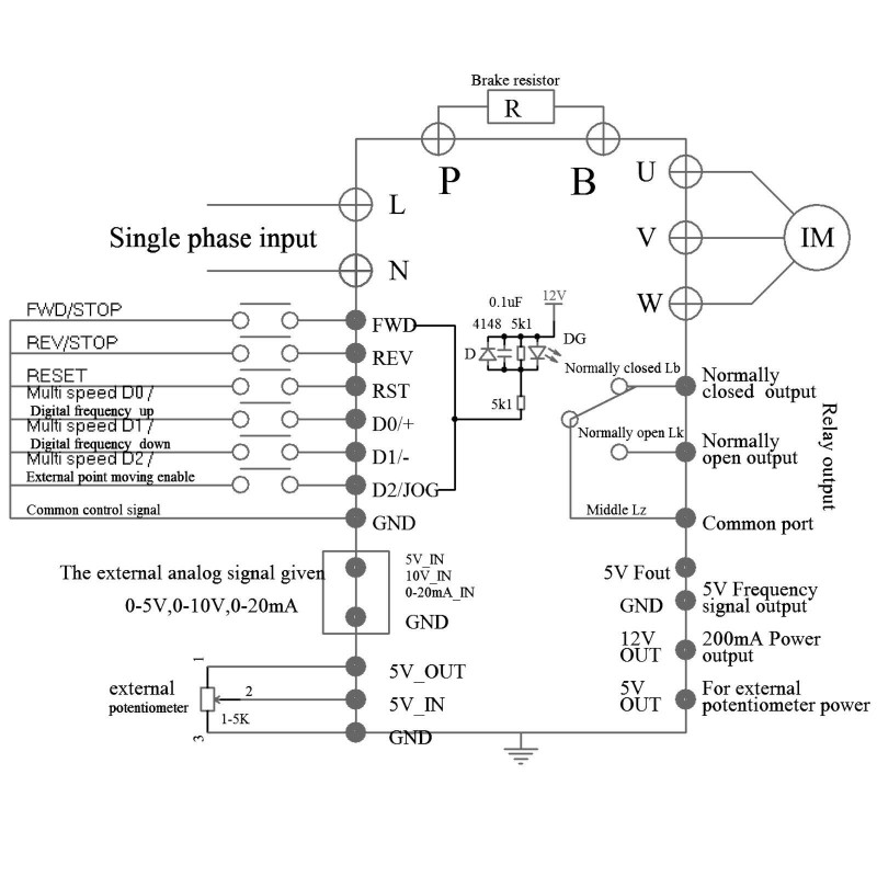 Ilmajäähdytteinen 3 kW karamoottori 304 ruostumaton runko ER20 istukka 220 V taajuusmuuttaja