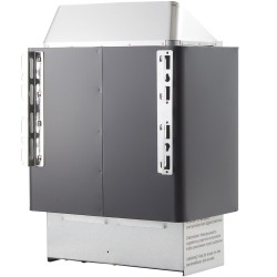 Seinäasenteinen sähköinen kuivasaunankiukas 9 kW 9 13 m ulkoisella ohjaimella 430 ruostumatonta terästä