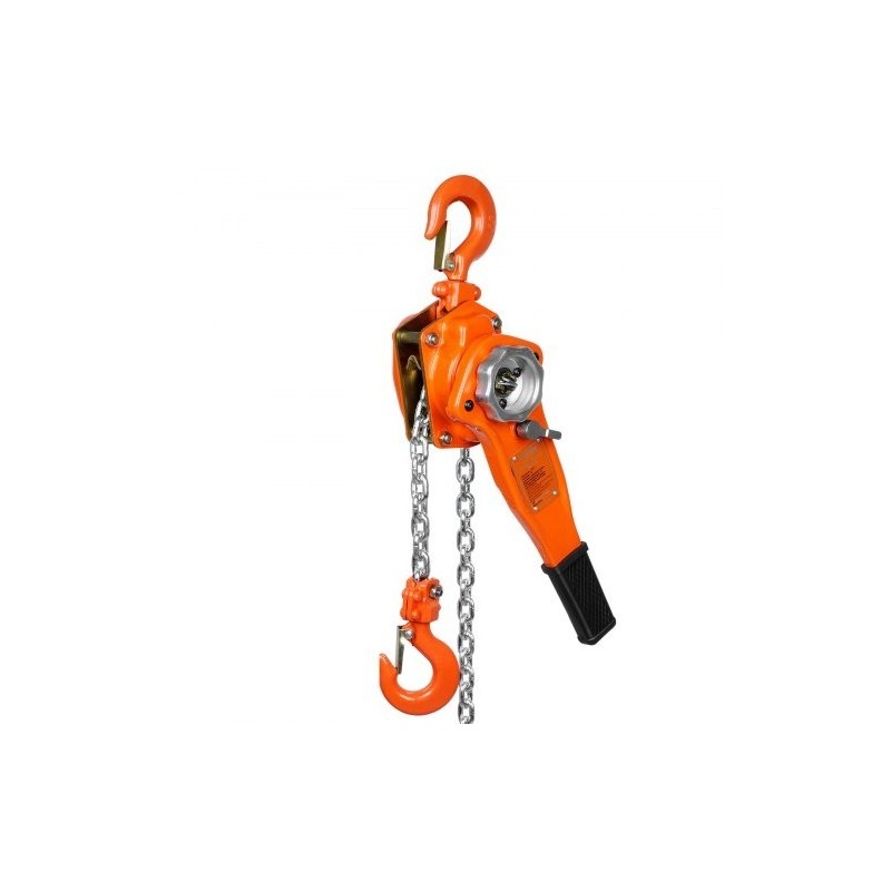 Vipuketjutalja 748 kg G80-luokan galvanoitu hiiliteräsketju 3,1 m Weston-kaksoiskynsijarru 360 asteen koukku