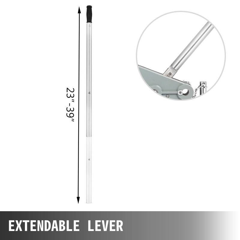 Käsivinssi alumiiniseoskotelolla teräsvaijerilla 1600 kg 20 m