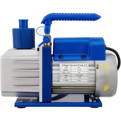 Tyhjiökammio ja tyhjiöpumppu 18,9 L ruostumatonta terästä 5 CFM 1/3 hv