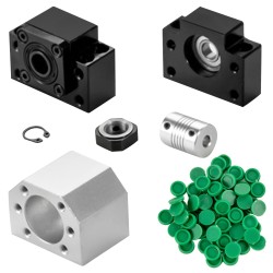 Lineaarikiskosarja HGR20 2 kpl 1000 mm GCr15 teräs 4 liukupalikkaa RM1605 kuularuuvi