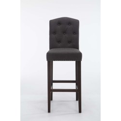 Louise kankainen baarijakkara kumipuusta korkealla selkänojalla