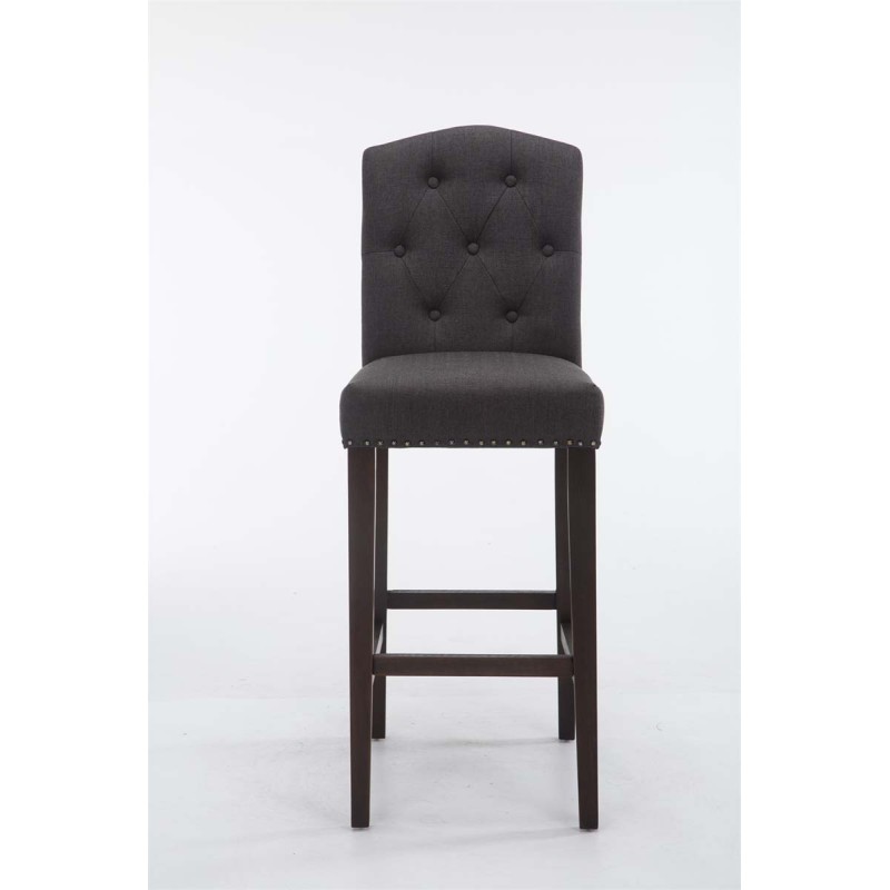 Louise kankainen baarijakkara kumipuusta korkealla selkänojalla