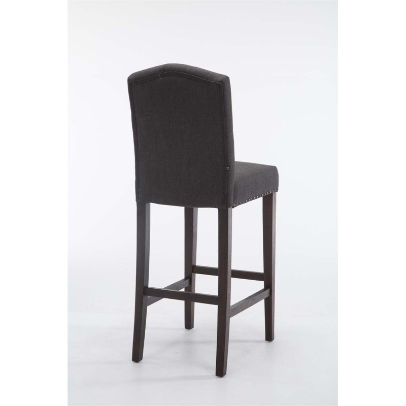 Louise kankainen baarijakkara kumipuusta korkealla selkänojalla