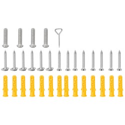 Seinään asennettava porraskaide 304-ruostumatonta terästä kuusi jalan kolme kiinnikettä