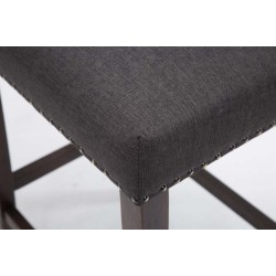 Louise kankainen baarijakkara kumipuusta korkealla selkänojalla