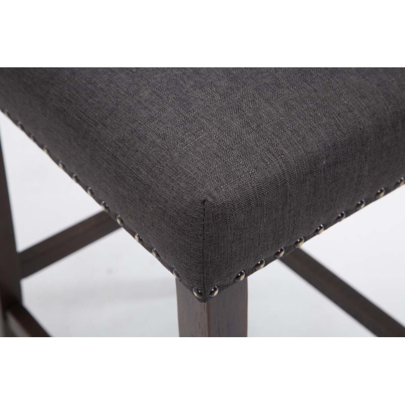 Louise kankainen baarijakkara kumipuusta korkealla selkänojalla