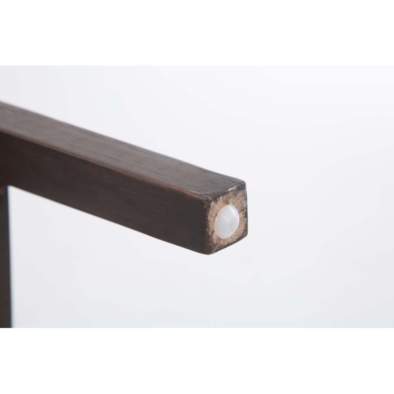 Louise kankainen baarijakkara kumipuusta korkealla selkänojalla