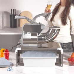 Jäämurskain ruostumattomasta teräksestä 350 watin 300 kilogrammaa tunnissa ammattikäyttöön ja kotiin