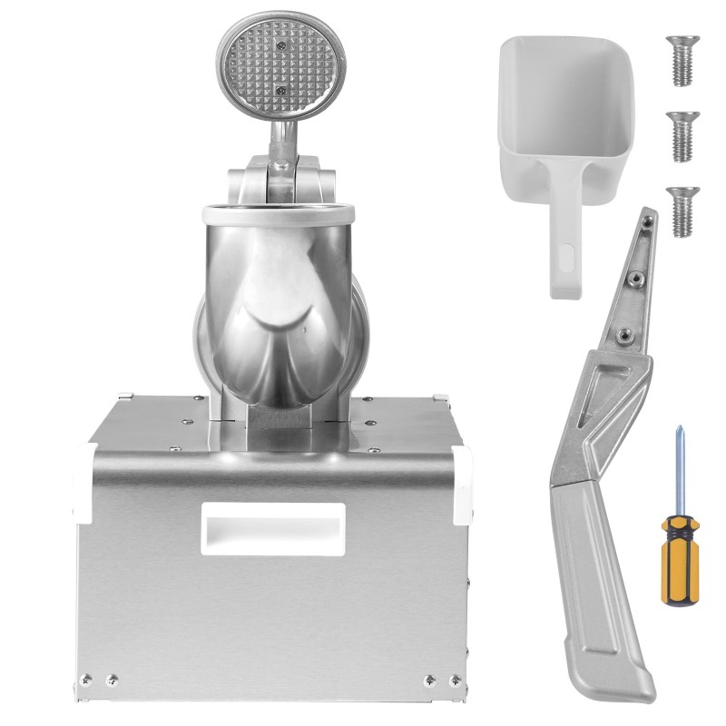 Jäämurskain ruostumattomasta teräksestä 350 watin 300 kilogrammaa tunnissa ammattikäyttöön ja kotiin