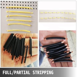 Automaattinen johtojen kuorintakone mikrotietokoneohjaus 0,1–8 mm² johdinoikaisin keräysalusta