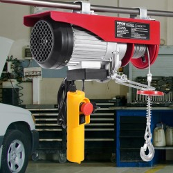 Sähköinen vaijerinostin täyskuparimoottorilla 800 kg enimmäiskuorma 230V johdollinen kaukosäädin