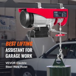 Sähköinen teräsvaijeritalja 249,5 kg 510W 220V 12 m langaton kaukosäädin