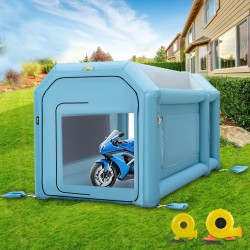 Täytettävä maalausteltta 210D oxford-kangas ja PVC 4x2.5x2.5 m kaksi puhallinta