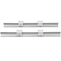 Lineaarikiskosarja hiiliteräs alumiini 2 kpl SBR16 500mm 4 kpl SBR16UU CNC