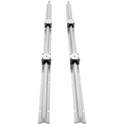 Lineaarikiskosarja 2 kpl 1000 mm SBR16 ja 4 kpl SBR16UU teräs alumiini