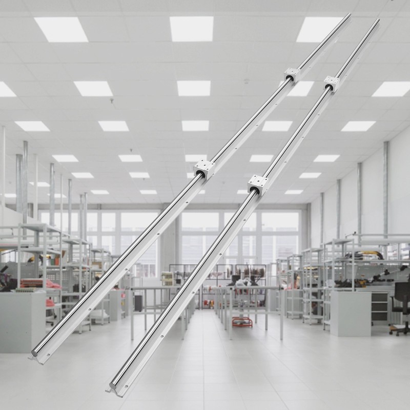 Lineaarikiskosarja SBR20 2 kpl 1800 mm 4 SBR20UU liukupalikkaa