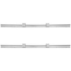 Lineaarikiskosarja SBR25 2 kpl 1200 mm ohjainkiskoja 4 kpl SBR25UU liukupalikoita