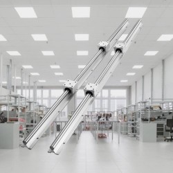 Lineaarikiskosarja SBR25 2 kpl 1200 mm ohjainkiskoja 4 kpl SBR25UU liukupalikoita