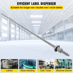 Esijännitetty kuularuuvisarja teräs ja alumiiniseos 16 mm 5 mm nousu 1000 mm