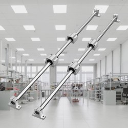 Lineaarikiskosarja SFC16 1000 mm metallirakenteinen 2 kpl kiskoja 4 SC16 liukupalikkaa