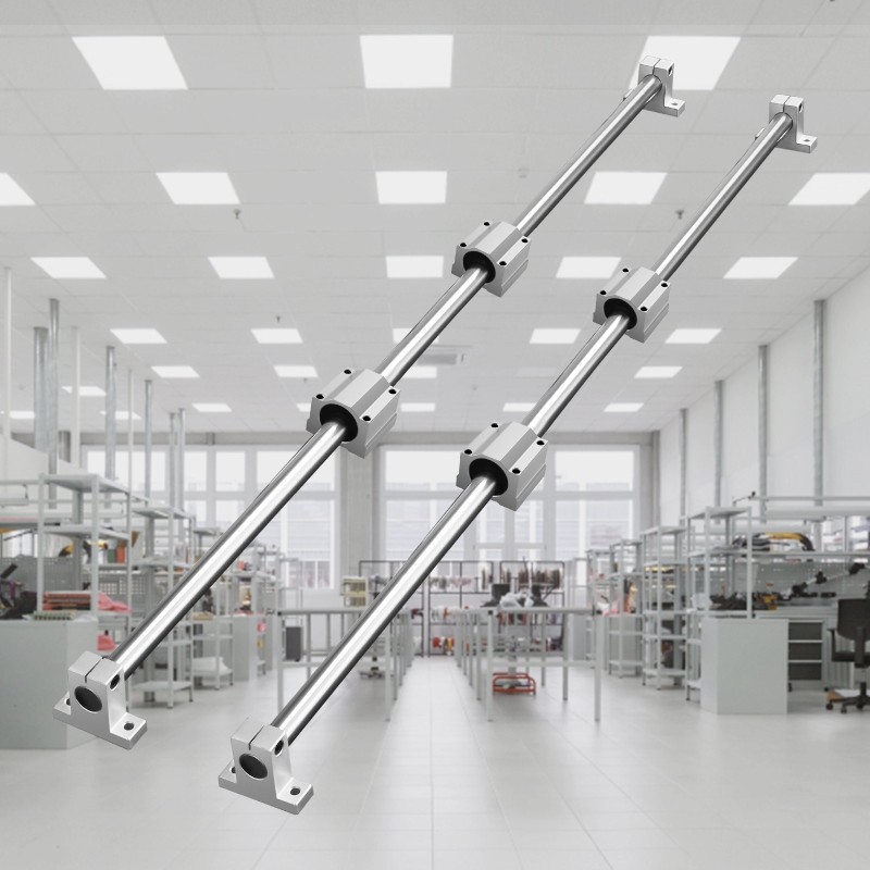 Lineaarikiskosarja SFC16 1000 mm metallirakenteinen 2 kpl kiskoja 4 SC16 liukupalikkaa