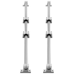 Lineaarikiskosarja SFC16 1000 mm metallirakenteinen 2 kpl kiskoja 4 SC16 liukupalikkaa