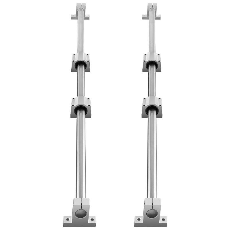 Lineaarikiskosarja SFC20 2 kiskoa 1200 mm alumiinikiskot 4 SC20 liukupalikkaa