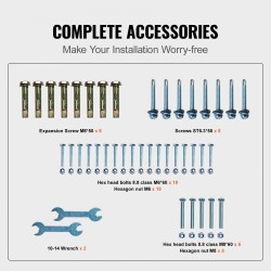 Taottu rautakaide säädettävä 3–4 portaalle mattamusta ulkokäyttöön