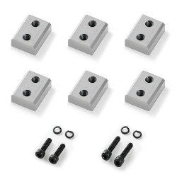 Betoniteräsleikkurin vaihtoterät kaksipuoliset korkean kovuuden teräs sähköleikkurille 32 mm 6 kpl