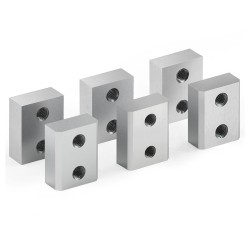 Leukaterät kovateräksestä 22 mm 6 kpl kaksipuoliset asennussarja mukana