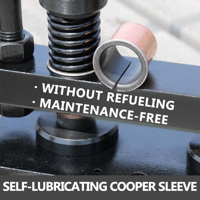 Manuaalinen nahkaleikkuri mangaaniteräsrunko ylälevy 260x150 mm 1,5 tonnin puristusvoima