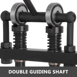 Manuaalinen nahkaleikkuri mangaaniteräsrunko ylälevy 260x150 mm 1,5 tonnin puristusvoima