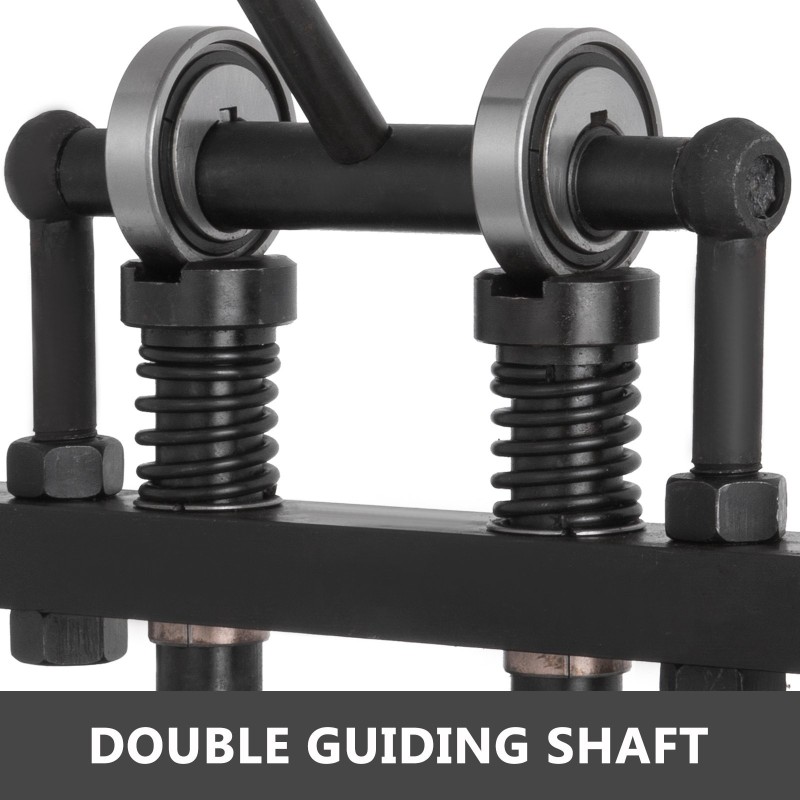 Manuaalinen nahkaleikkuri mangaaniteräsrunko ylälevy 260x150 mm 1,5 tonnin puristusvoima