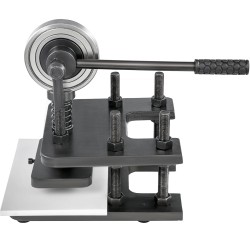 Käsikäyttöinen nahkaleikkuukone kylmävedetty teräs 180x120 mm 1 5 tonnia