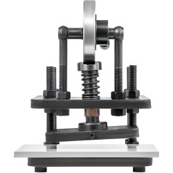 Käsikäyttöinen nahkaleikkuukone kylmävedetty teräs 180x120 mm 1,5 tonnia