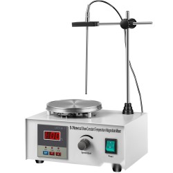 Magneettisekoittaja lämpölevyllä ruostumatonta terästä 1000 ml 2000 kierrosta minuutissa digitaalinen näyttö