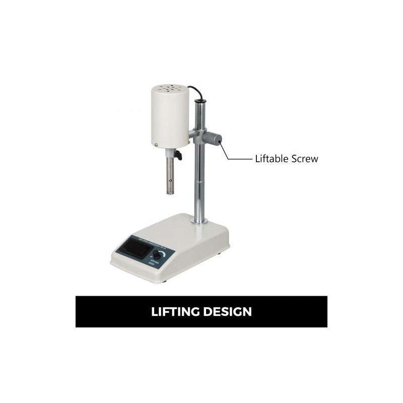 Laboratoriohomogenisaattori 200 wattia digitaalinen näyttö ruostumaton teräs 22000 kierrosta minuutissa kahdeksan lasia